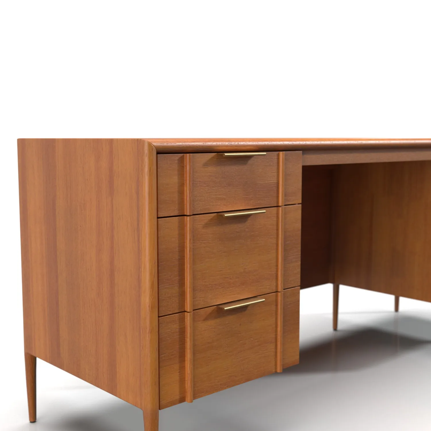 Quincy Executive Desk PBR 3D Model_05